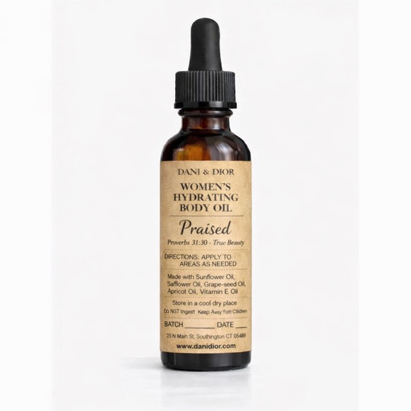 Other - Praised Body Oil 1oz Proverbs 31:30